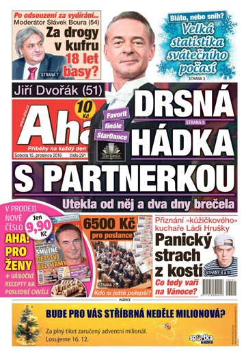 Obálka e-magazínu AHA! 15.12.2018