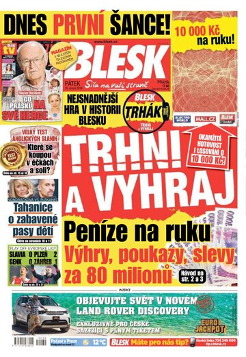 Obálka e-magazínu Blesk 15.2.2019