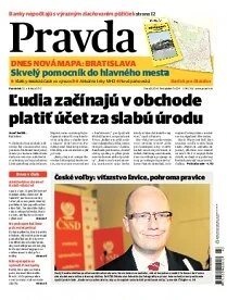 Obálka e-magazínu Pravda 22. 10. 2012