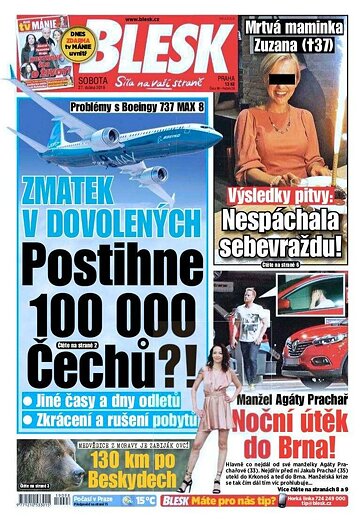 Obálka e-magazínu Blesk 27.4.2019