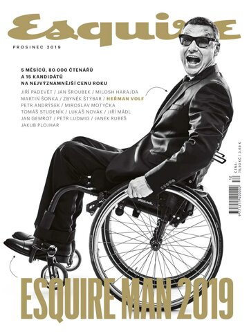 Obálka e-magazínu Esquire 12/2019