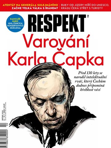 Obálka e-magazínu Respekt 2/2020