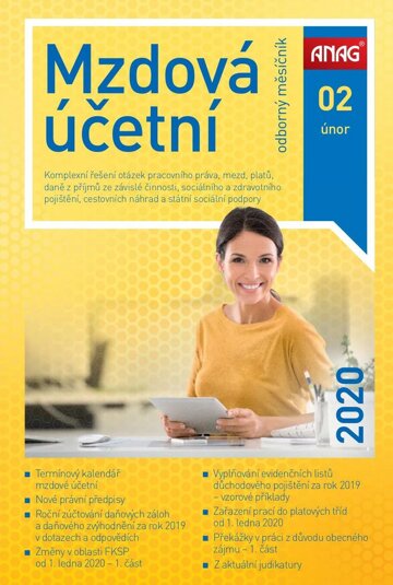 Obálka e-magazínu Mzdová účetní 2020 2/20