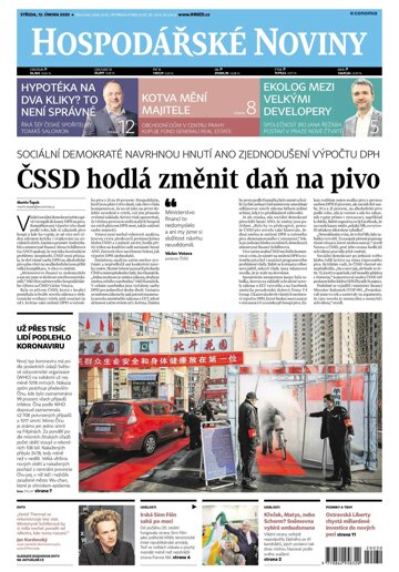 Obálka e-magazínu Hospodářské noviny 030 - 12.2.2020