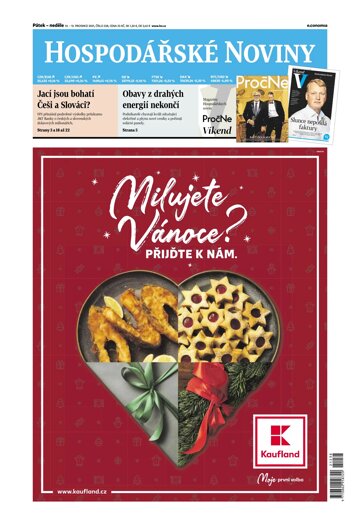 Obálka e-magazínu Hospodářské noviny 238 - 10.12.2021