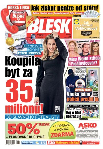 Obálka e-magazínu Blesk 4.4.2022