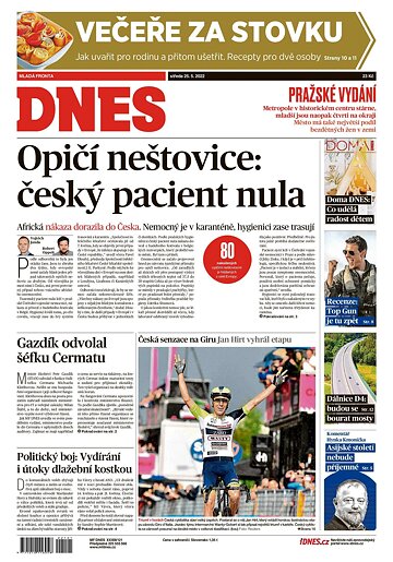 Obálka e-magazínu MF Dnes 25.5.2022