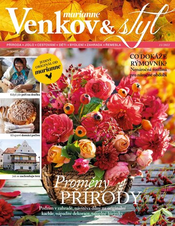 Obálka e-magazínu Marianne Venkov a Styl 11/2022
