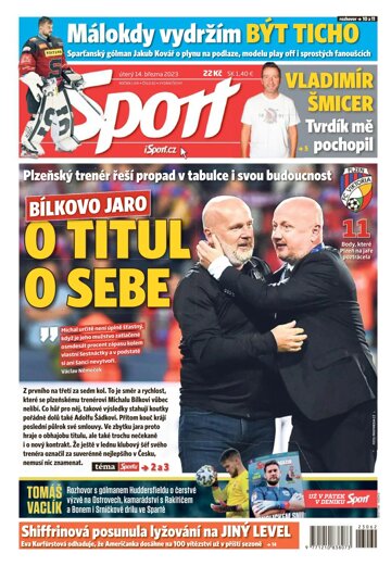 Obálka e-magazínu Sport 14.3.2023