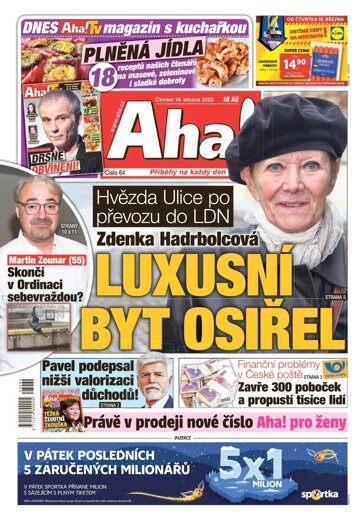 Obálka e-magazínu AHA! 16.3.2023