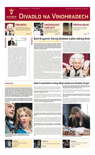 Obálka e-magazínu Hospodářské noviny - příloha 095 - 18.5.2023 Divadlo na Vinohradech