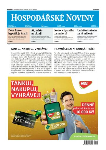 Obálka e-magazínu Hospodářské noviny 121 - 24.6.2024