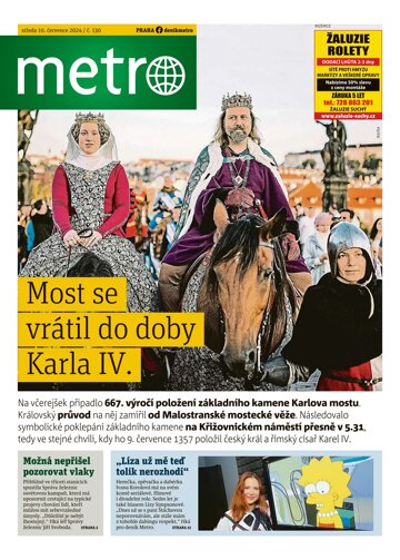 Obálka e-magazínu deník METRO 10.7.2024