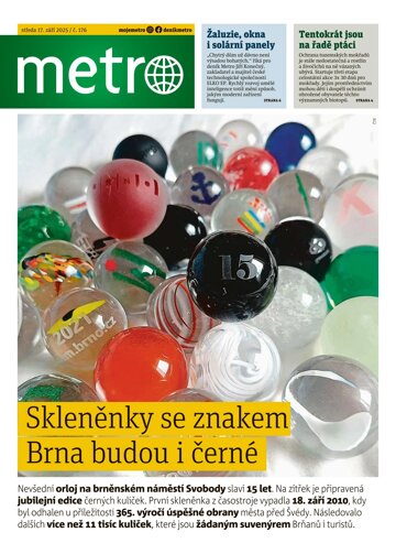 Obálka e-magazínu METRO Morava - 17.09.2025