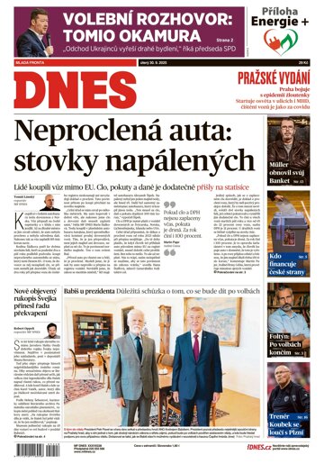Obálka e-magazínu MF Dnes 30.9.2025
