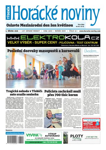 Obálka e-magazínu Horácké Noviny 10/2026