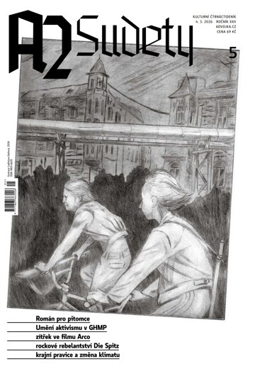Obálka e-magazínu A2 kulturní čtrnáctideník Sudety
