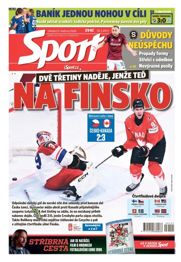 Obálka e-magazínu Sport 27.5.2026