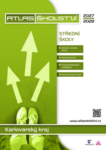 Obálka e-magazínu Atlas školství - střední školy - Karlovarský kraj 2027/2028