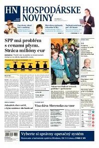 Obálka e-magazínu Hospodárske noviny 25.07.2013