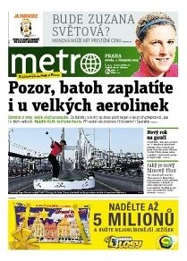 Obálka e-magazínu deník METRO 6.11.2013