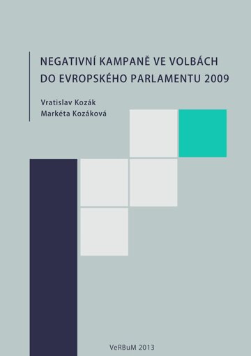 Obálka knihy Negativní kampaně ve volbách do Evropského parlamentu 2009