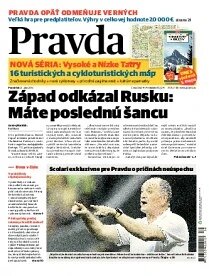 Obálka e-magazínu Pravda 21.7.2014