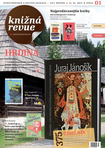 Obálka e-magazínu Knižná revue 1/2015