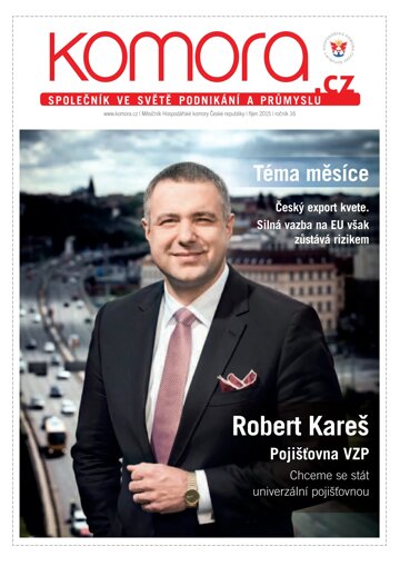 Obálka e-magazínu Komora Říjen 2015