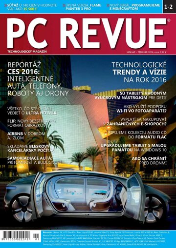 Obálka e-magazínu PC REVUE 1-2/2016