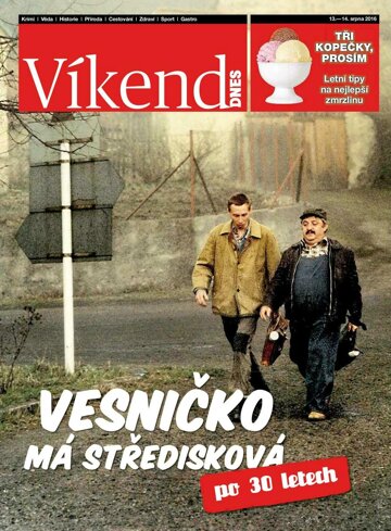 Obálka e-magazínu Víkend DNES Magazín - 13.8.2016