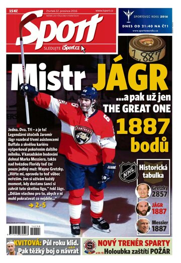 Obálka e-magazínu Sport 22.12.2016