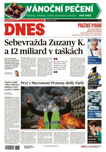 Obálka e-magazínu MF Dnes 10.12.2018