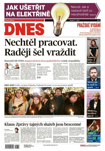 Obálka e-magazínu MF Dnes 17.1.2019