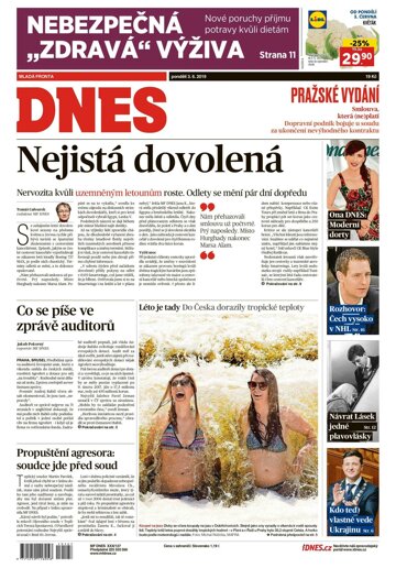 Obálka e-magazínu MF Dnes 3.6.2019