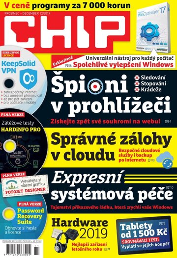 Obálka e-magazínu CHIP 12/2019