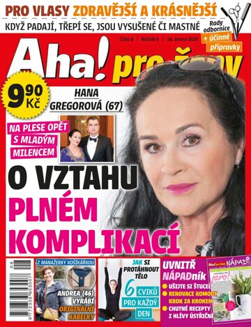 Obálka e-magazínu AHA! pro ženy 8/2020