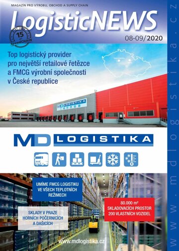 Obálka e-magazínu Logistic News 8-9/2020