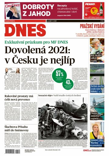 Obálka e-magazínu MF Dnes 7.6.2021