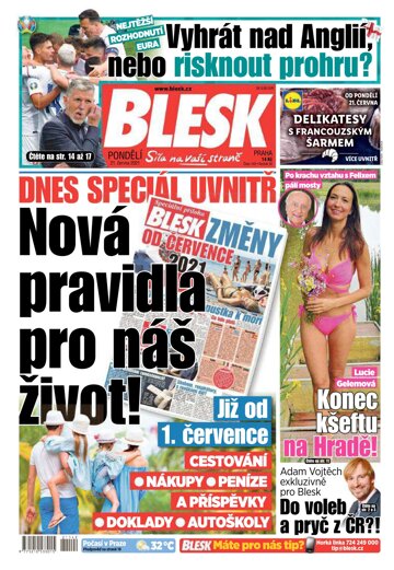 Obálka e-magazínu Blesk 21.6.2021