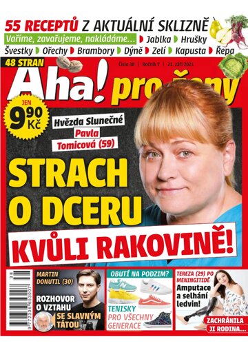 Obálka e-magazínu AHA! pro ženy 38/2021