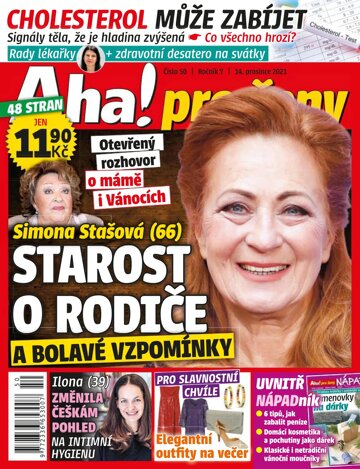 Obálka e-magazínu AHA! pro ženy 50/2021