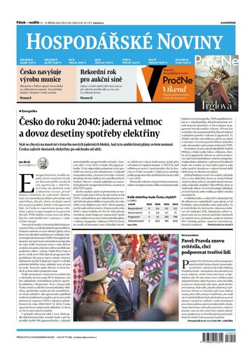 Obálka e-magazínu Hospodářské noviny 050 - 10.3.2023
