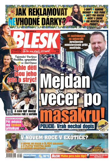 Obálka e-magazínu Blesk 28.12.2023