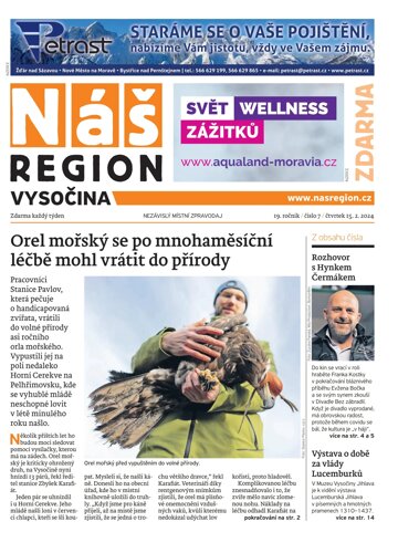 Obálka e-magazínu Náš Region - Vysočina 7/2024