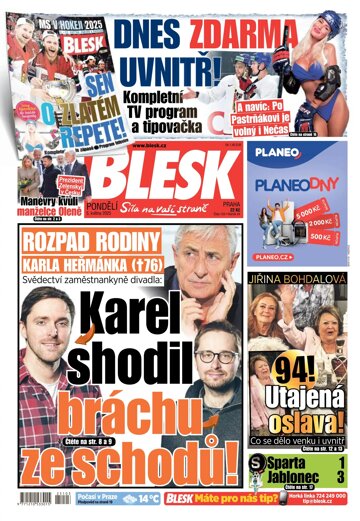 Obálka e-magazínu Blesk 5.5.2025