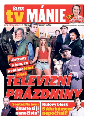Obálka e-magazínu Blesk Tv manie 28.6.2025