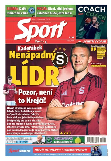 Obálka e-magazínu Sport 1.7.2025