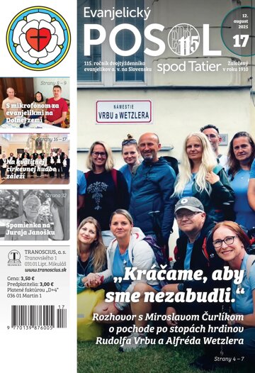 Obálka e-magazínu Evanjelický posol spod Tatier 17/2025