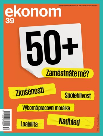 Obálka e-magazínu Ekonom 39 - 2.10.2025